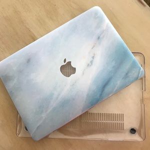 Mac Retina 13” Blue Marble Case
